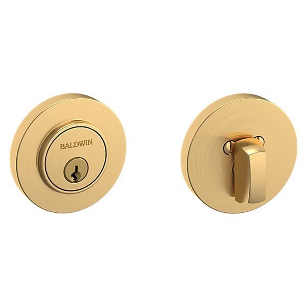 Baldwin Estate Lifetime Satin Brass Deadbolts 8244.044